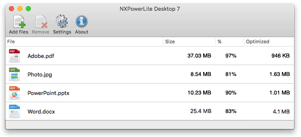 NXPowerLite_Desktop_Compress_Files_Screenshot